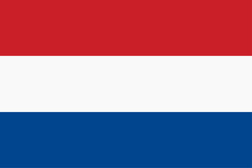 Illustration of Netherlands flag