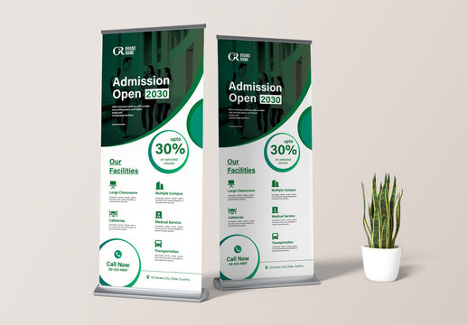 Admission Rollup Banner