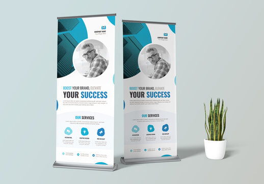 Corporate Business Rollup Banner Layout
