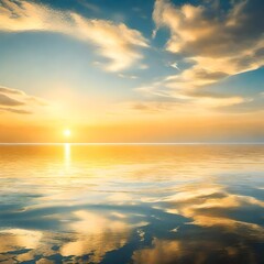 Obraz premium sunrise over the sea