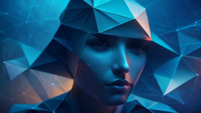 Futuristic Portrait of a Woman