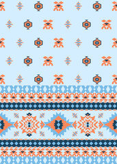 Pattern design featuring traditional Palestinian embroidery motif