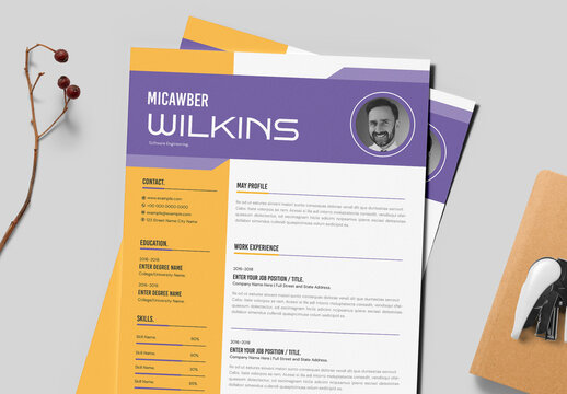 Minimalist Resume Layout