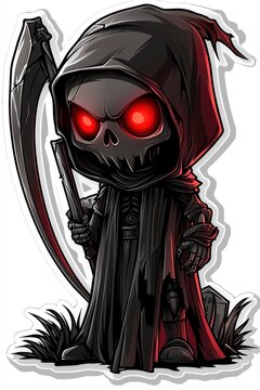 recommend clip art: Grim Reaper Cartoon Illustration