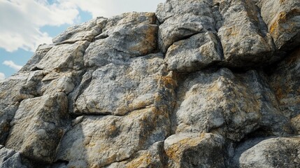Steep Rock Cliff. very datiled, HD realistic, Generative ai