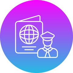 Passport control Icon