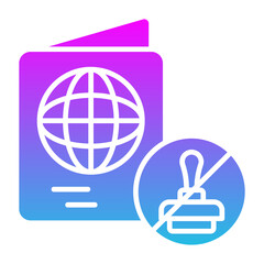 Illegal Passport Icon