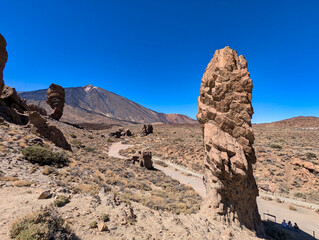 Roques de Garcia rock formations, Teide National Park, Tenerife, Spain