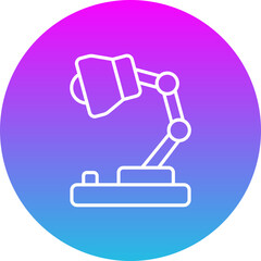 Fototapeta premium Desk Lamp Icon