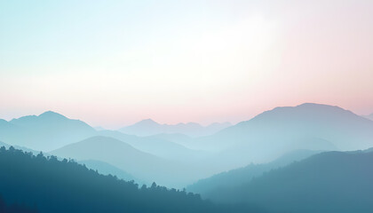 Fototapeta premium A simple gradient transitioning from a light to dark shade, creating a calm and soothing backdrop