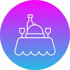 Obraz premium Dinner Icon