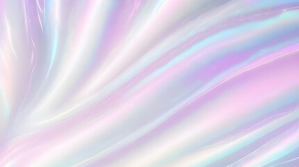 Obraz premium Holographic background seamless trendy iridescent light foil texture. Soft holographic pastel unicorn marble background pattern. Modern pearlescent blurry abstract swirl illustration. 