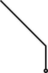 Infographic Pointer Line