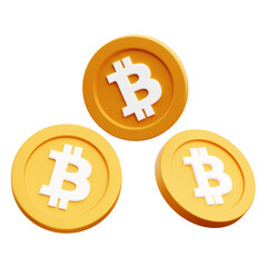 Bitcoin 3D Icon