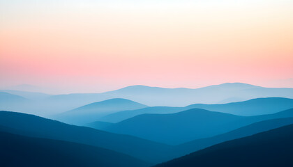 Fototapeta premium A simple gradient transitioning from a light to dark shade, creating a calm and soothing backdrop