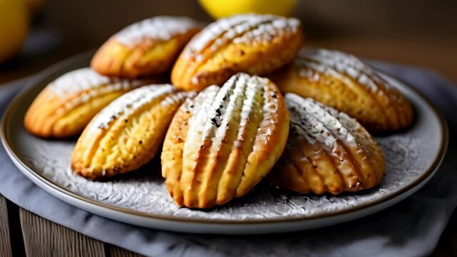  Deliciously baked sugarcoated pastries ready to be savored