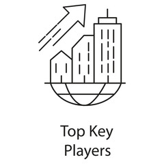 Top Key Players Icon. Vector Icon Design