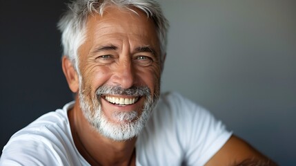 A smiling older man with gray hair and a beard, conveying warmth and friendliness.