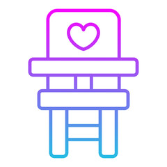 Baby chair Icon