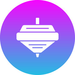 Obraz premium Spinning top Icon