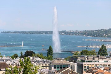 Jet d'eau du Lac Laiment