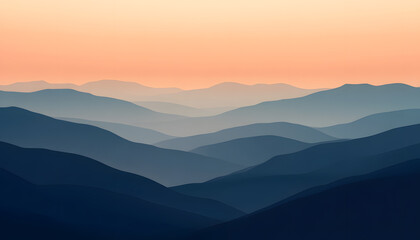 Fototapeta premium A simple gradient transitioning from a light to dark shade, creating a calm and soothing backdrop