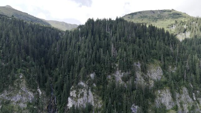 Horse's Fall (Cascada Cailor), Rodnei Mountains, Borsa, Maramures, Romania