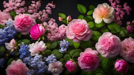 Fototapeta premium pink flowers 