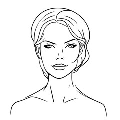 Elegant Girl Silhouette: Timeless Beauty in Minimalist Art