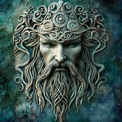 Celtic god mask