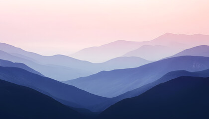 Fototapeta premium A simple gradient transitioning from a light to dark shade, creating a calm and soothing backdrop