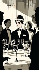 Obraz premium Kippah Yarmulke Family Celebration Judaism Religion Spiritual Symbol