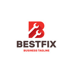 b letter logo vector