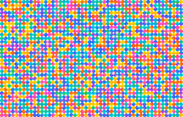 Abstract color polka dots pattern background