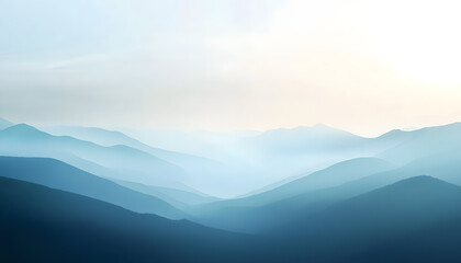 Fototapeta premium A simple gradient transitioning from a light to dark shade, creating a calm and soothing backdrop