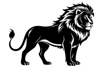 Lion Silhouette Vector Illustration