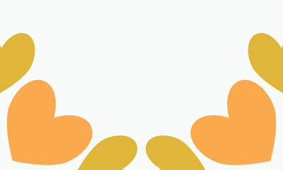 leaves on a white background with space for text. Vector illustration.