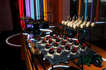 buffet at the banquet, a variety of food