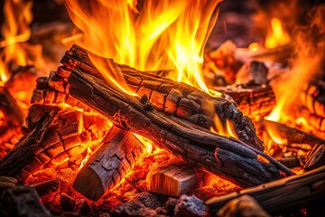 - Color: Ember hues, warm tones