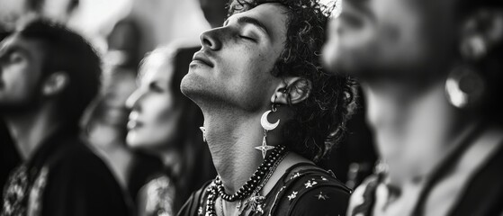 Crescent Moon and Star Pendant Cultural Celebration Islam Religion Spiritual Symbol