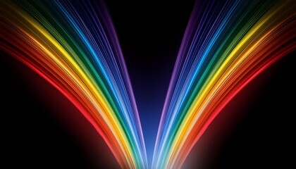 Transparent rainbow overlay for creative projects.
