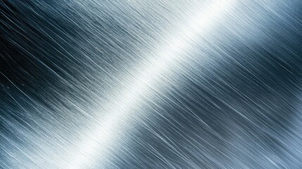 Metal stainless steel texture background with reflection light