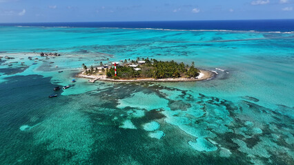 San Andres Aquarium At San Andres In Providencia Y Santa Catalina Colombia. Beach Landscape. Caribbean Paradise. San Andres At Providencia Y Santa Catalina Colombia. Seascape Outdoor. Nature Tourism.