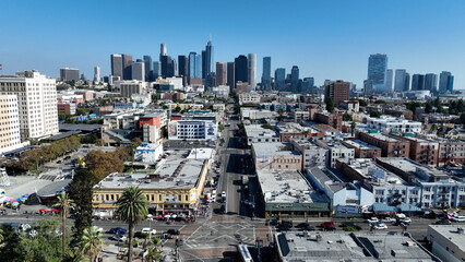Towers Offices At Los Angeles In California United States. Business Travel Landscape. Highrise Buildings. Towers Offices At Los Angeles In California United States. 