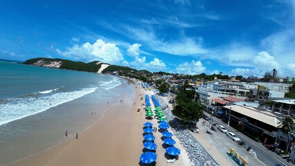 Scenic Beach At Parnamirim In Rio Grande Do Norte Brazil. Bay Water Coastline. Coast Travel....
