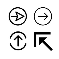 arrow icons set