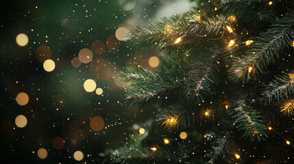 christmas tree and lights, chistmas background,  christmas background with christmas tree decorations