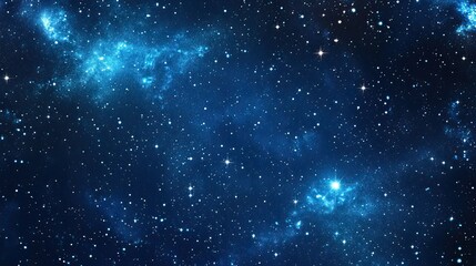 Fototapeta premium Galaxy shiny stars background fabric seamless print or textile vector background.