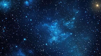 Fototapeta premium Galaxy shiny stars background fabric seamless print or textile vector background.