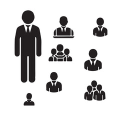 business people icons